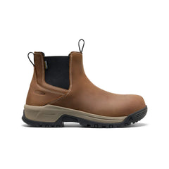 Men's Evanston Chelsea Waterproof Work Boot (Carbon Toe)
