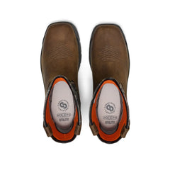Men's Flatland Pull-On Waterproof Work Boot (Soft Toe)