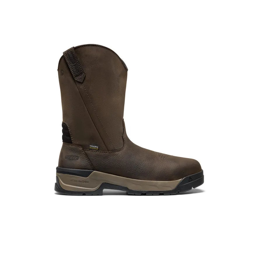 Men's Flatland Pull-On Waterproof Work Boot (Carbon Toe)